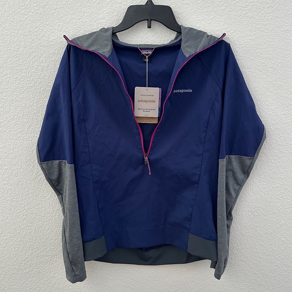 Patagonia Women's Airshed Pro Pullover (Size S/Blue)